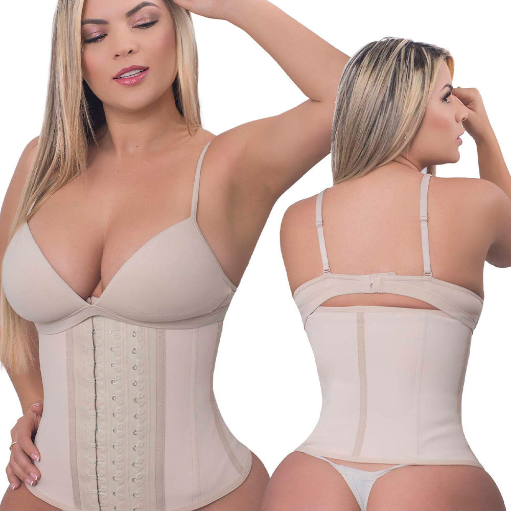 Waist Shapewear - 3 Thick Hooks - Nude